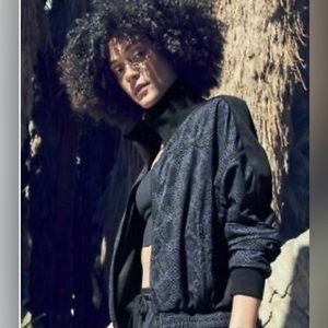 Athleta Brooklyn Track Bomber Jacket